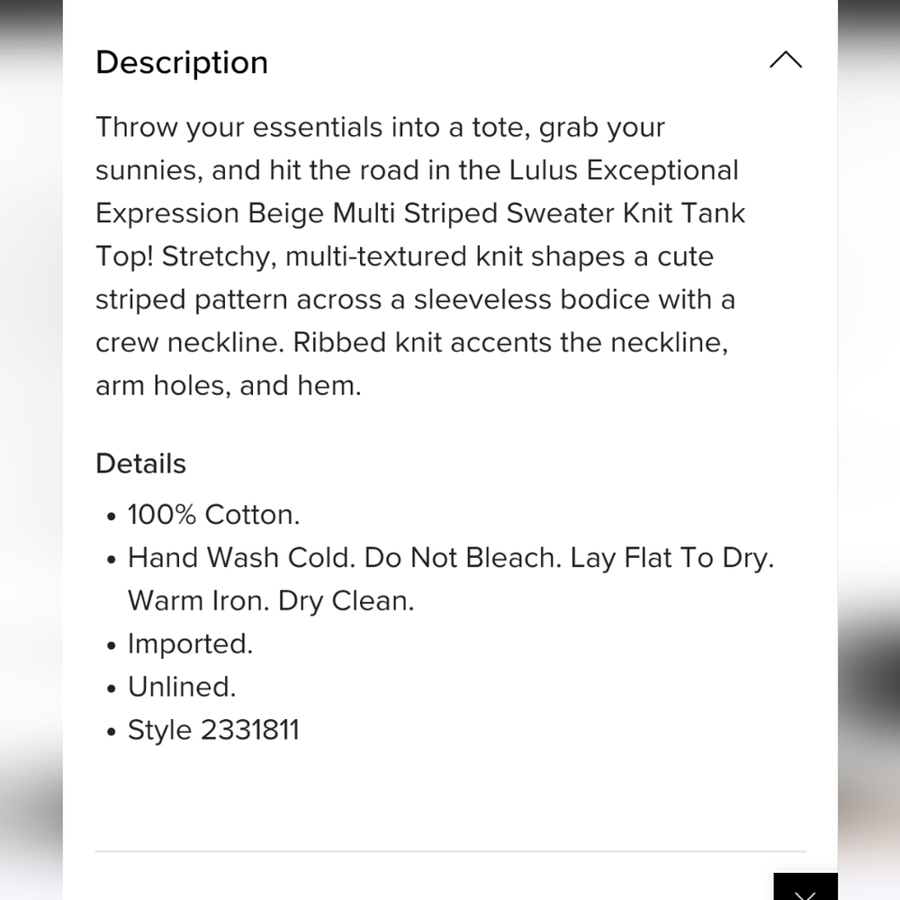 Lulu's Exceptional Expression Beige Multi-Stripe … - image 6